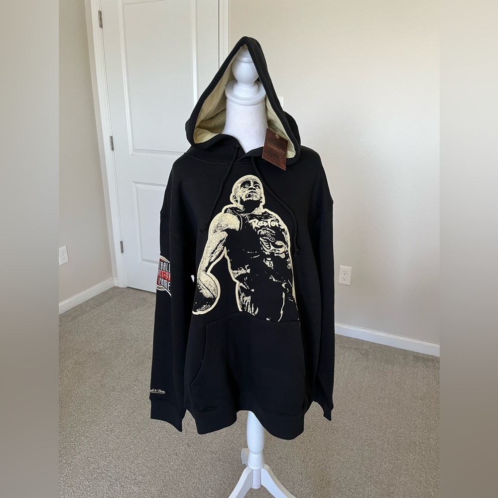 NWT Mitchell & Ness Vince Carter Toronto Raptors HallofFame 2024 Fleece Hoodie L